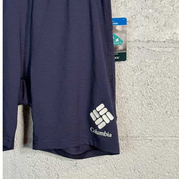 Columbia Women's Hike and Bike Moisture-Wicking Shorts nocturnal blue Small - Picture 2 of 5